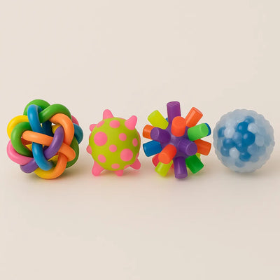 Sensory Balls Irregular Bounce PK 4-Sensory Balls Irregular Bounce PK 4