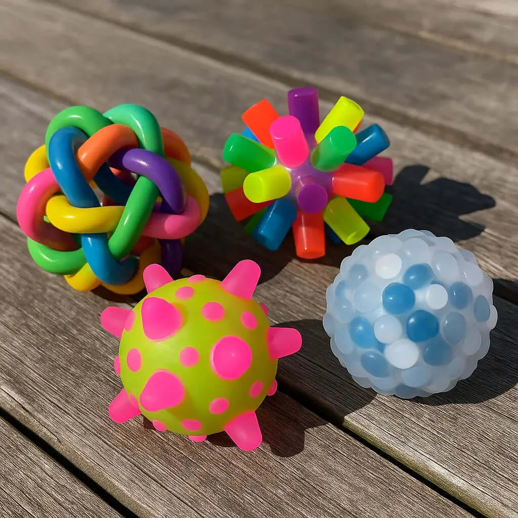 Sensory Balls Irregular Bounce PK 4-Sensory Balls Irregular Bounce PK 4