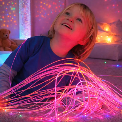Sensory Fibre Optic Lighting Kit Uv Reactive-Sensory Fibre Optic Lighting Kit Uv Reactive