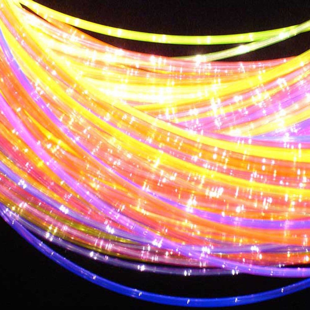 Sensory Fibre Optic Lighting Kit Uv Reactive, The Fibre Optic Lighting Kit Uv Reactive kit is a stunning visual stimulant ideal for use as an aid for children and adults with specific accommodations including intellectual disabilities and autism, Fibre Optic UV Reactive Side sparkle Sensory Lighting Kits consist of cracked polymer fibres in UV reactive sheathing and glow vibrantly under Ultra Violet black light.Add a black light to your room and see how these also react under UV light but do remember these 
