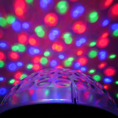 Sensory Globe, Wow, The Sensory Globe is a sensory light show at its best!!! Who needs a firework display with our amazing new Sensory Globe!!! The Sensory Globe works in bright rooms so no need for blackout blinds. This amazing light show will shoot our fantastic colours and patterns in all directions. From calming blues to vibrant reds, this product is sure to stimulate the visual senses. We recommend putting the product on the ground away from the child or to mount on the wall and avoid prolonged exposur