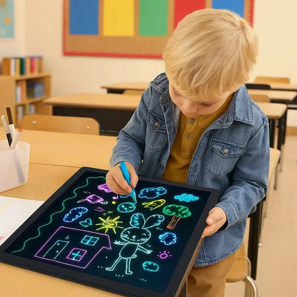 Sensory Illuminated Neon Writing Frame-Sensory Illuminated Neon Writing Frame