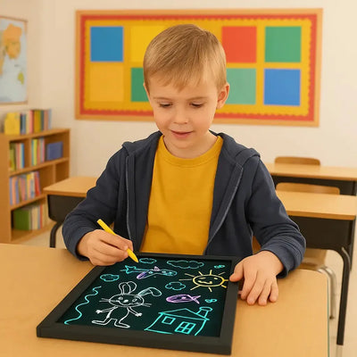 Sensory Illuminated Neon Writing Frame-Sensory Illuminated Neon Writing Frame