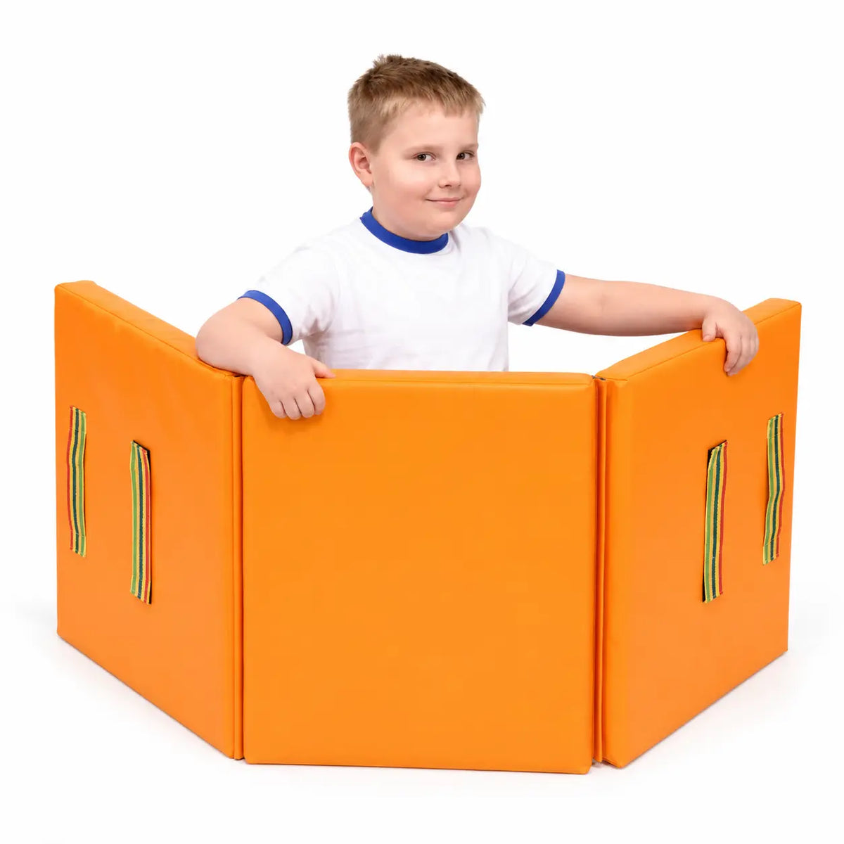 Sensory Inclu Hugger – faithful orange three-panel sensory support image 5