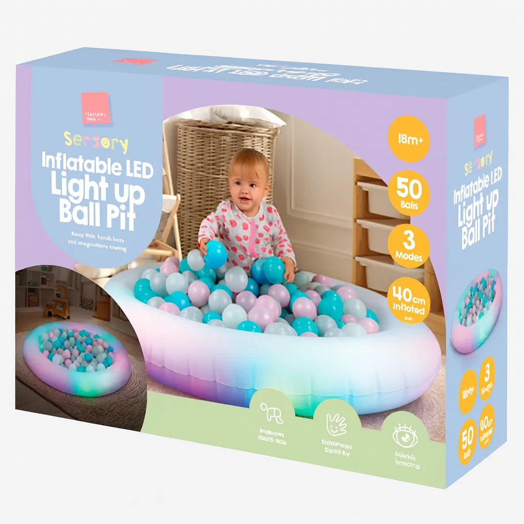 Sensory LED Inflatable Ball Pit