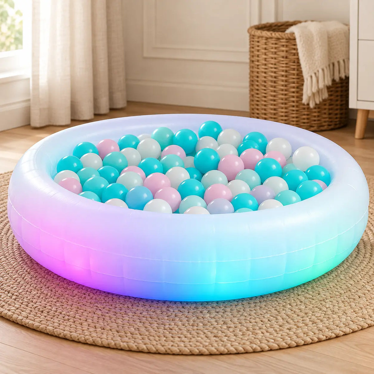 Sensory LED Inflatable Ball Pit lifestyle image 4