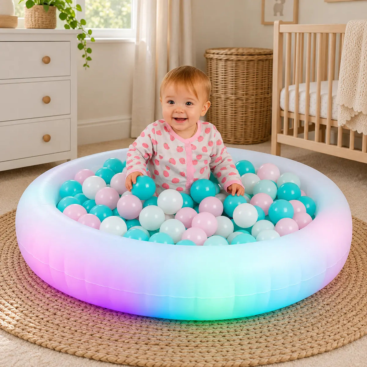 Sensory LED Inflatable Ball Pit lifestyle image 5