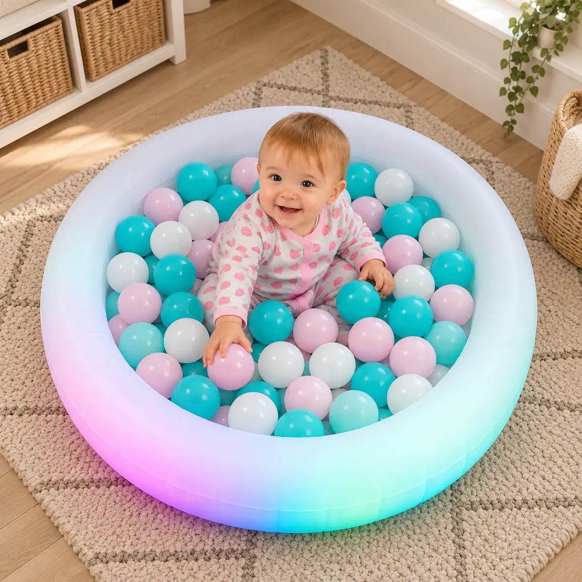 Sensory LED Inflatable Ball Pit lifestyle image 7