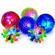 Sensory Light Up Ball Set - Pack of 6-Sensory Light Up Ball Set - Pack of 6
