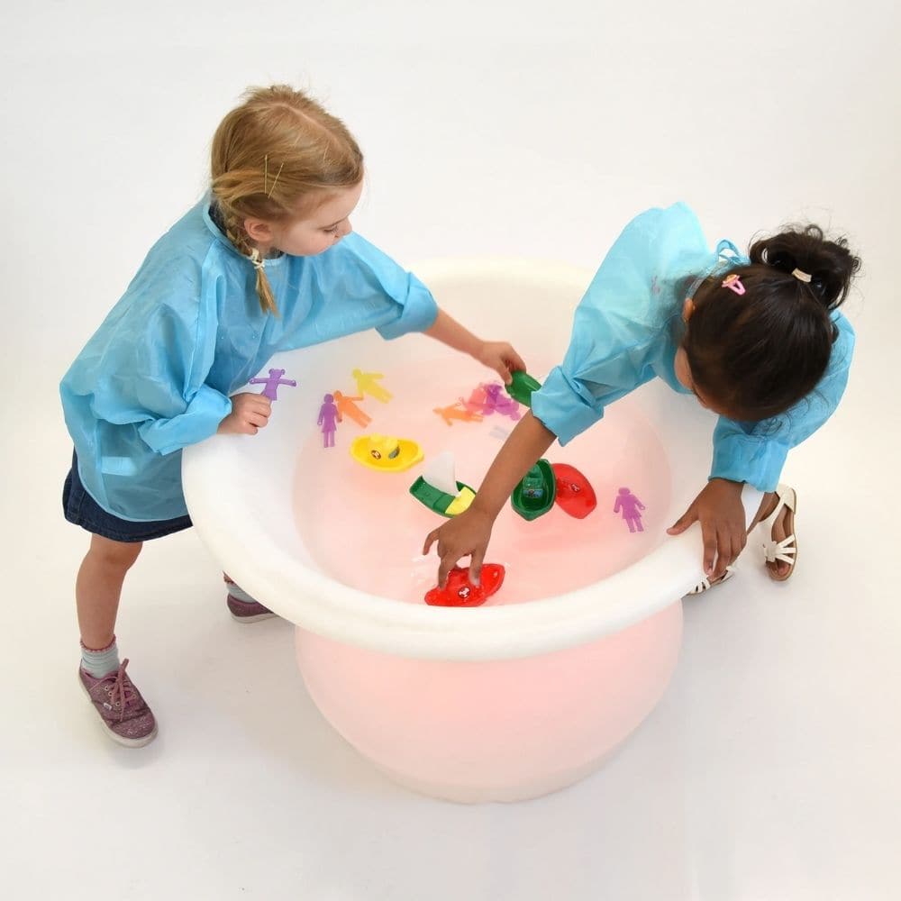 Sensory Mood Water Table, The new colour-changing Sensory Mood Water Table brings a whole new perspective to water exploration and sensory play. The Sensory Mood Water Table provides a soft light that changes colour using the remote control, the well can be filled with water, jelly, foam or translucent objects for a wide variety of ways to explore light, colour and sensory play. The sturdy but lightweight Sensory Mood Water Table design is beautiful as well as practical: it can be moved easily between locat