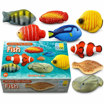 Sensory Play Stones Fish-Sensory Play Stones Fish