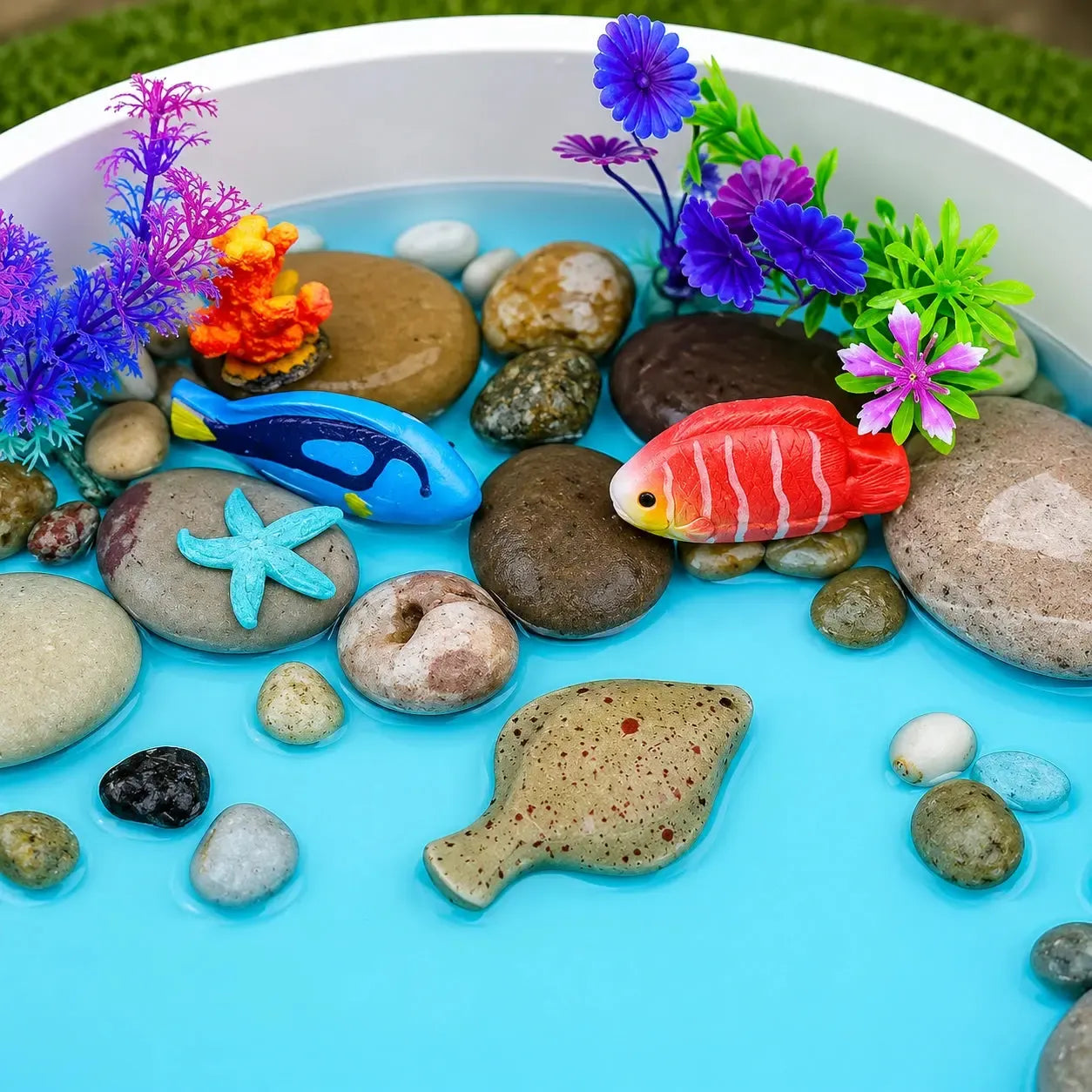 Sensory Play Stones Fish-Sensory Play Stones Fish