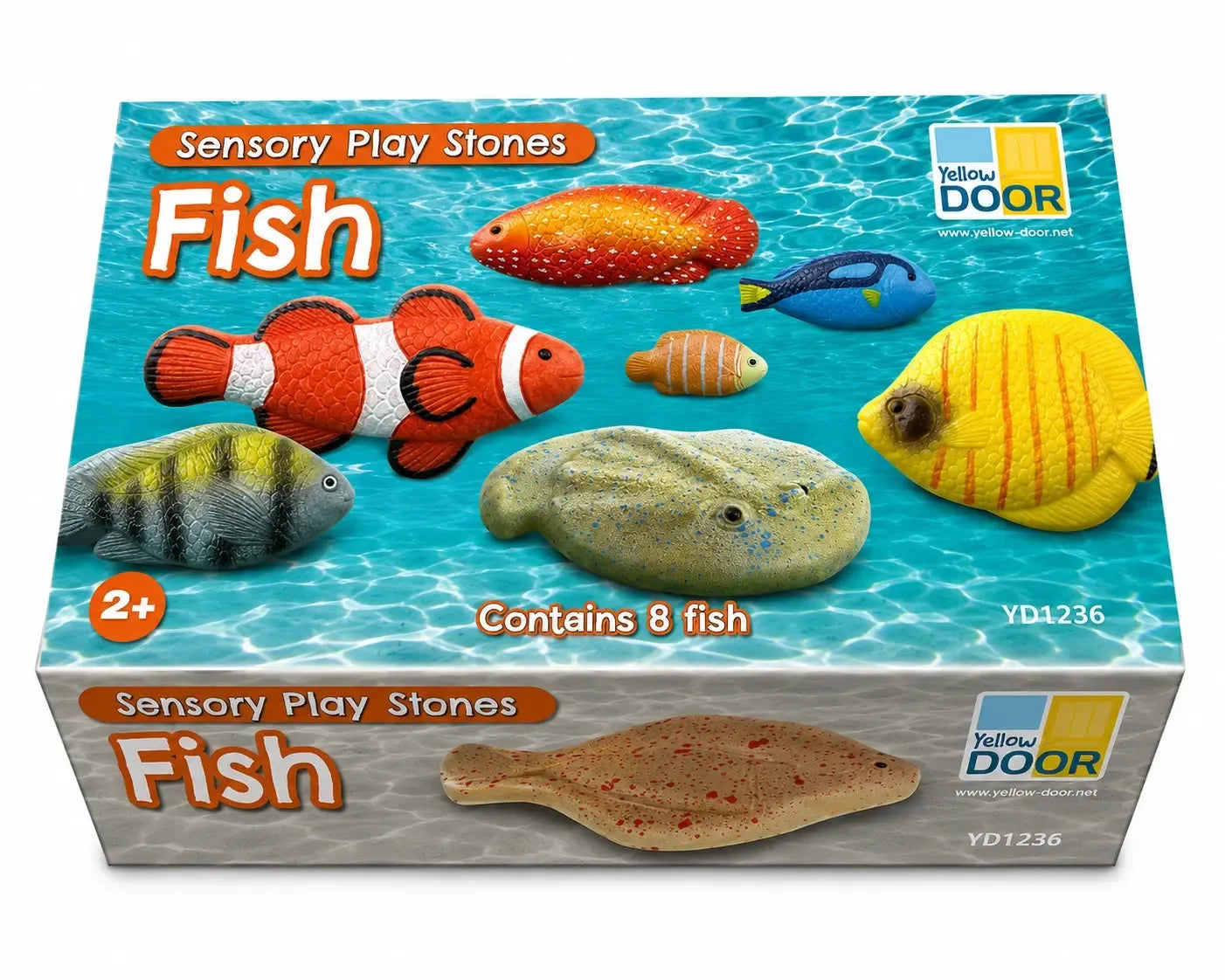 Sensory Play Stones Fish-Sensory Play Stones Fish