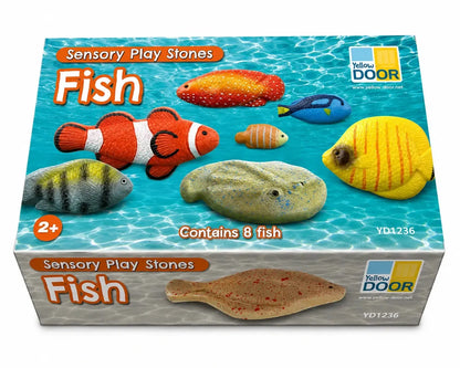 Sensory Play Stones Fish-Sensory Play Stones Fish