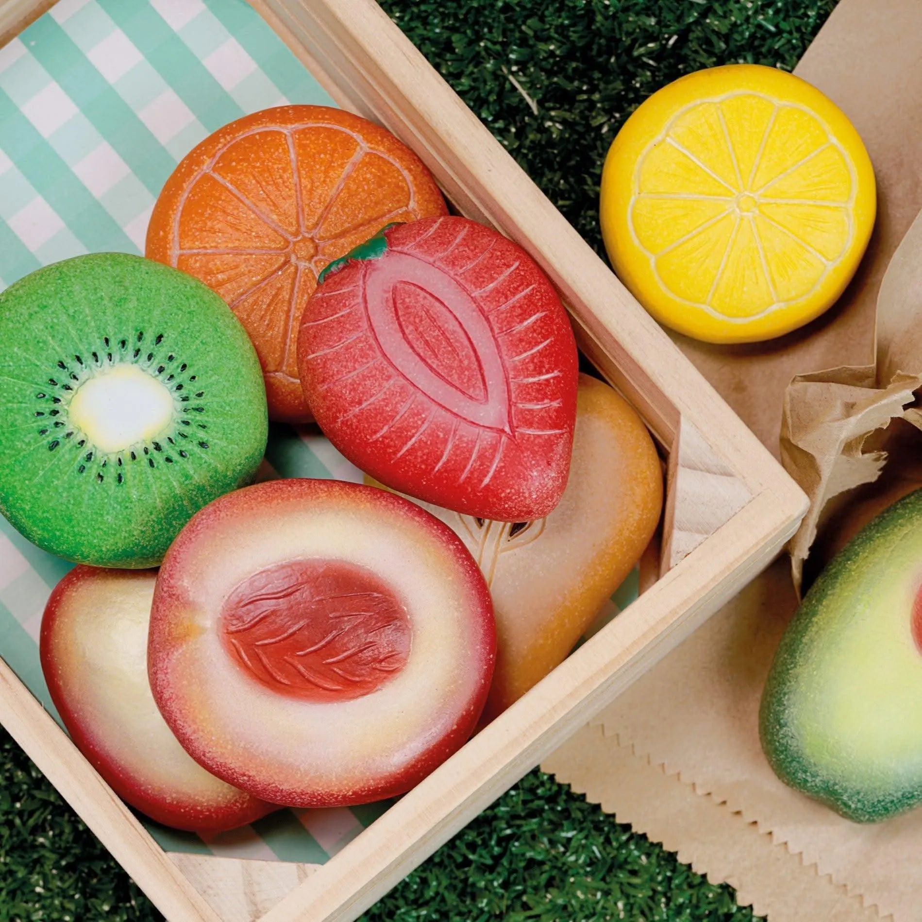 Sensory Play Stones Fruit-Sensory Play Stones Fruit