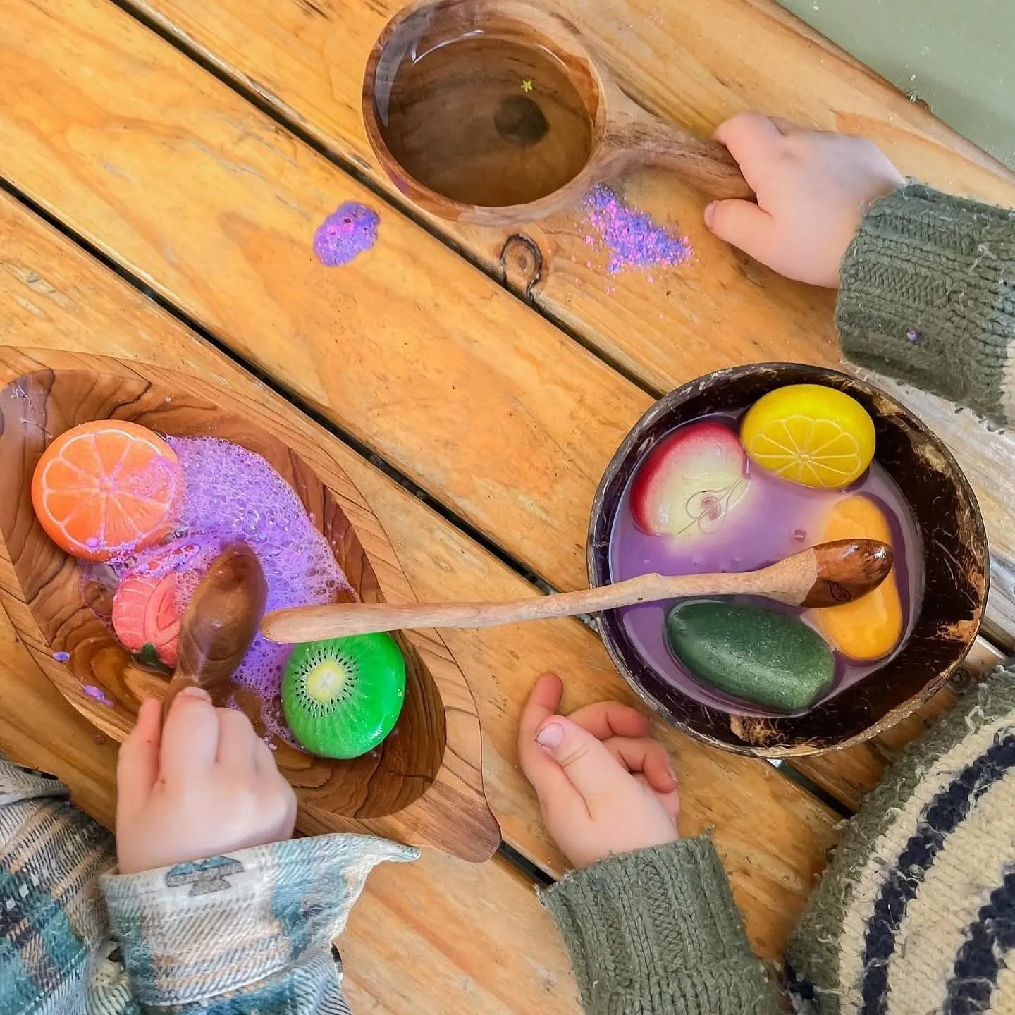Sensory Play Stones Fruit-Sensory Play Stones Fruit