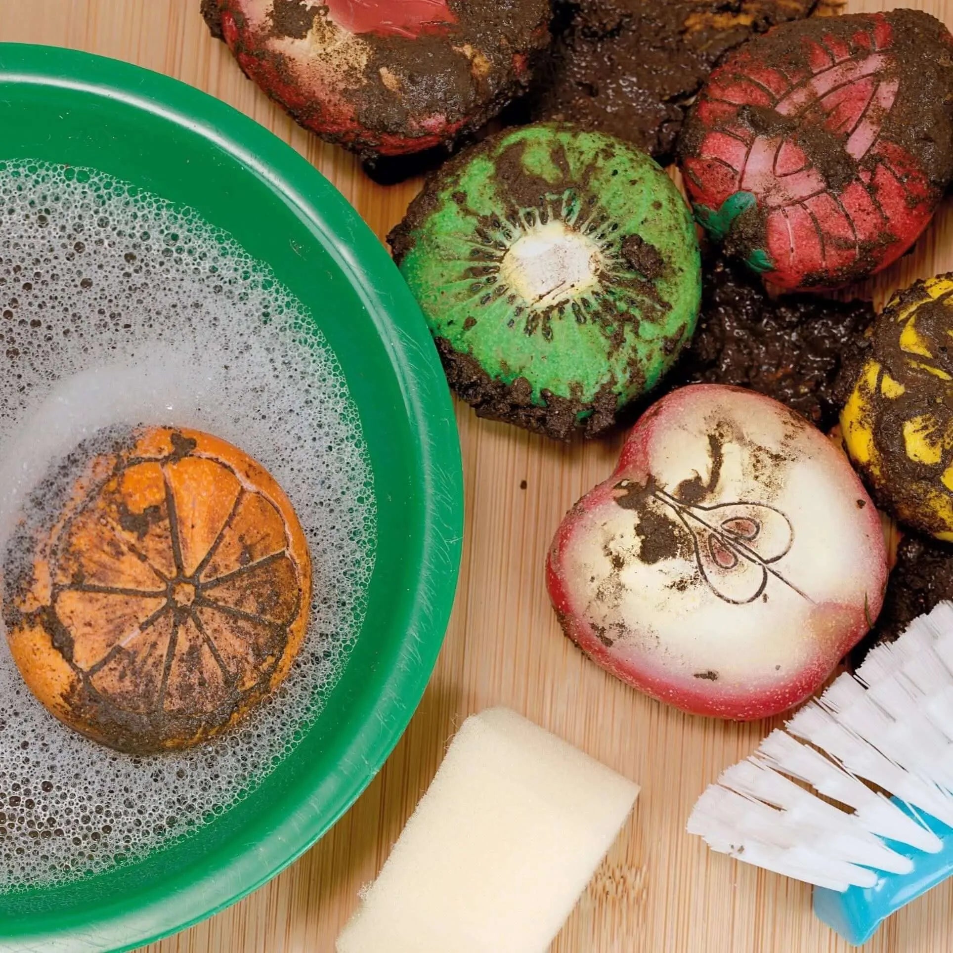 Sensory Play Stones Fruit-Sensory Play Stones Fruit