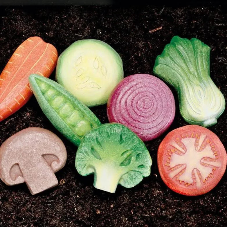 Sensory Play Stones Vegetables-Sensory Play Stones Vegetables
