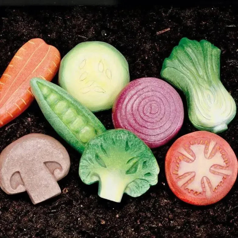 Sensory Play Stones Vegetables-Sensory Play Stones Vegetables