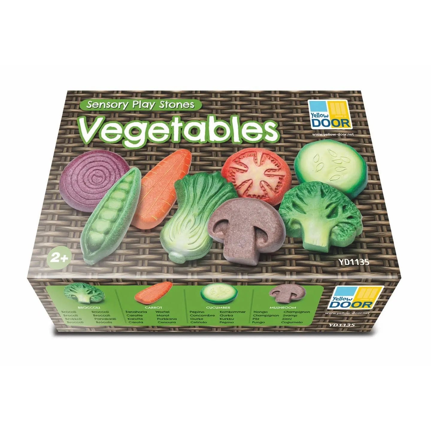 Sensory Play Stones Vegetables-Sensory Play Stones Vegetables