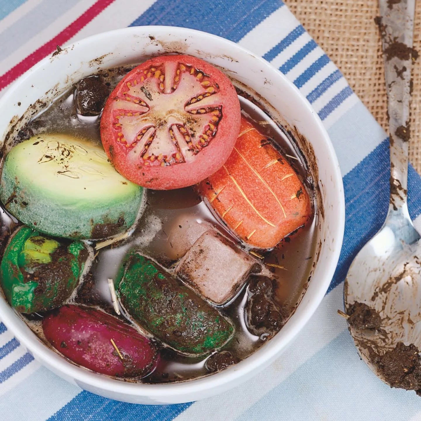 Sensory Play Stones Vegetables-Sensory Play Stones Vegetables