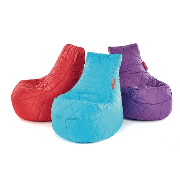 Sensory Quilted Flop Pod Bean Bag, A funky and modern beanbag chair, ideal for early years aged children. Lightweight and compact design with carry handle on the back making it easy to move and store. Modern,Funky and stylish, the Quilted Flop pod bean bags can be used indoors and outdoors and come with an easy to use carry handle if you want to take a lesson outside in the sun or just have some chill out time at home in the garden. Colours Available : Aqua, Lime, Orange, Yellow, Purple or Red - choose colo