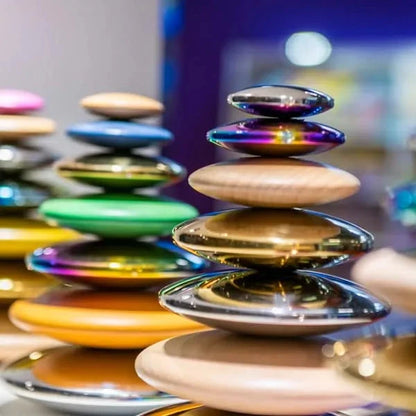 Sensory Reflective Colour Burst Buttons-Sensory Reflective Colour Burst Buttons