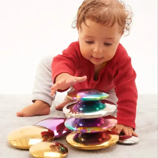 Sensory Reflective Colour Burst Buttons-Sensory Reflective Colour Burst Buttons