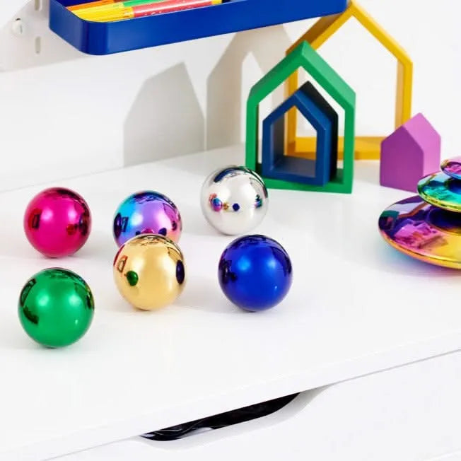 Sensory Reflective Colour Mystery Balls-Sensory Reflective Colour Mystery Balls