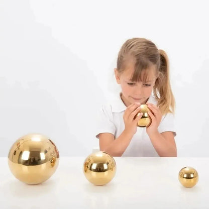 Sensory Reflective Gold Balls-Sensory Reflective Gold Balls