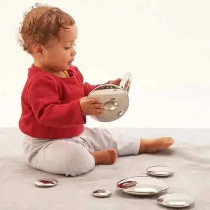 Sensory Reflective Silver Buttons-Sensory Reflective Silver Buttons