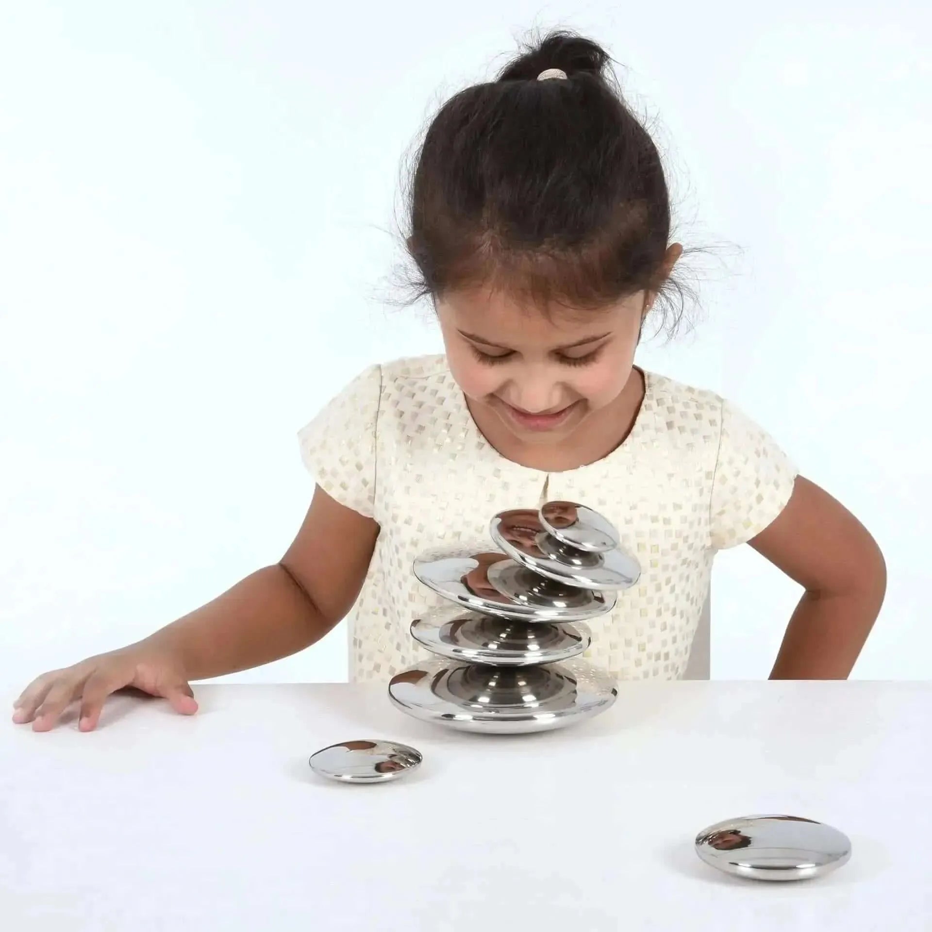 Sensory Reflective Silver Buttons-Sensory Reflective Silver Buttons