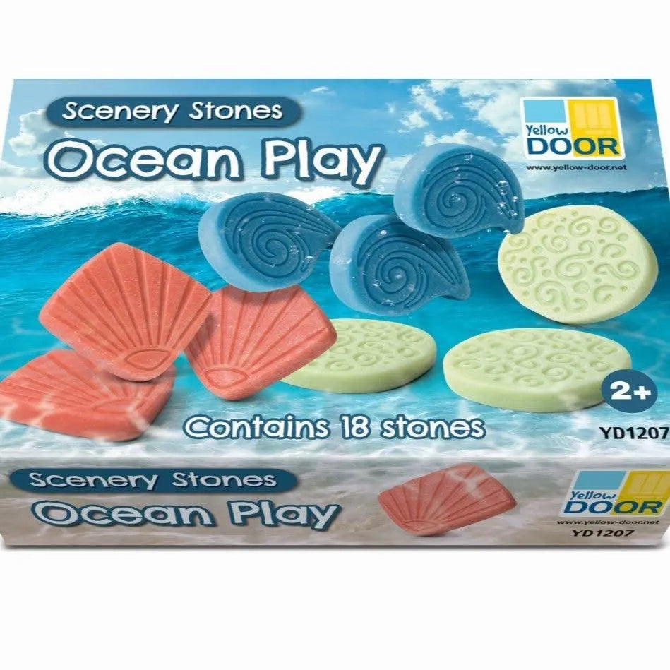 Sensory Stones Ocean Play-Sensory Stones Ocean Play
