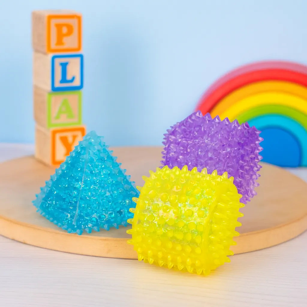Sensory Sugar Shapes Pack of 3-Sensory Sugar Shapes Pack of 3