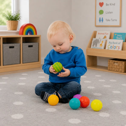 Sensory Texture Balls Pk6-Sensory Texture Balls Pk6