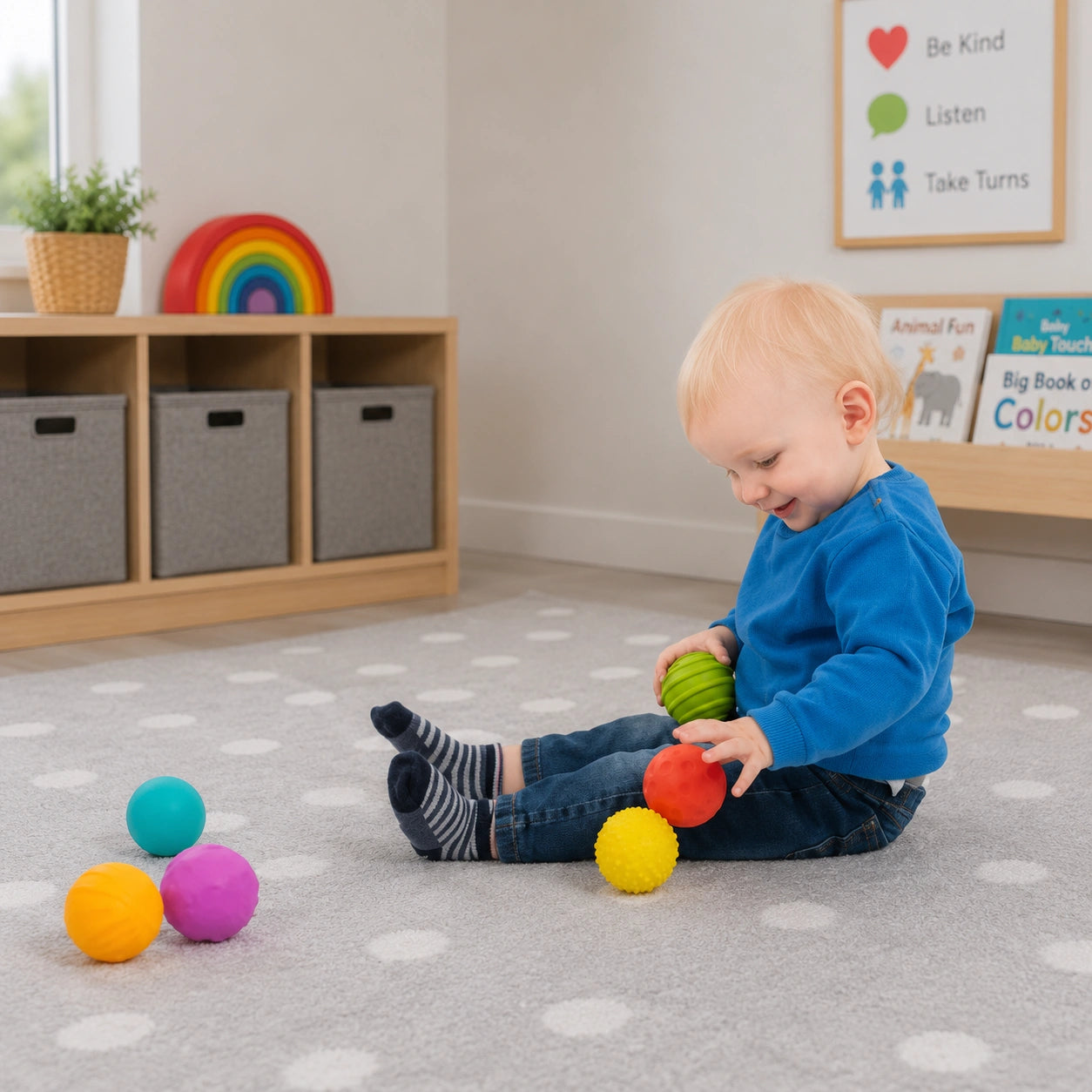 Sensory Texture Balls Pk6-Sensory Texture Balls Pk6