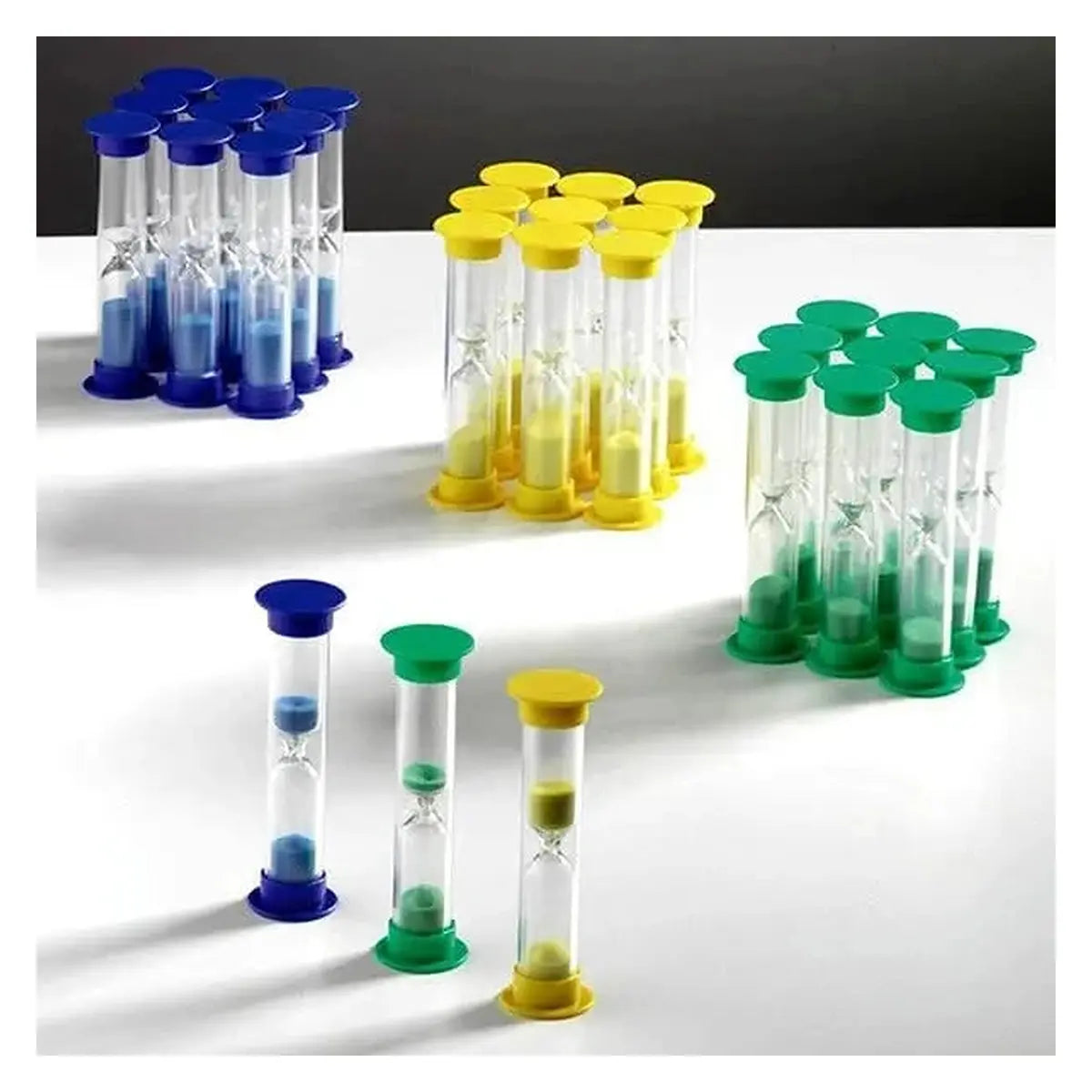 Set of 30 Mixed Mini Sand Timers 1, 3 & 5 Minute-Set of 30 Mixed Mini Sand Timers 1, 3 & 5 Minute