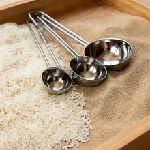 Set of Metal Measuring Spoons for Sensory play-Set of Metal Measuring Spoons for Sensory play