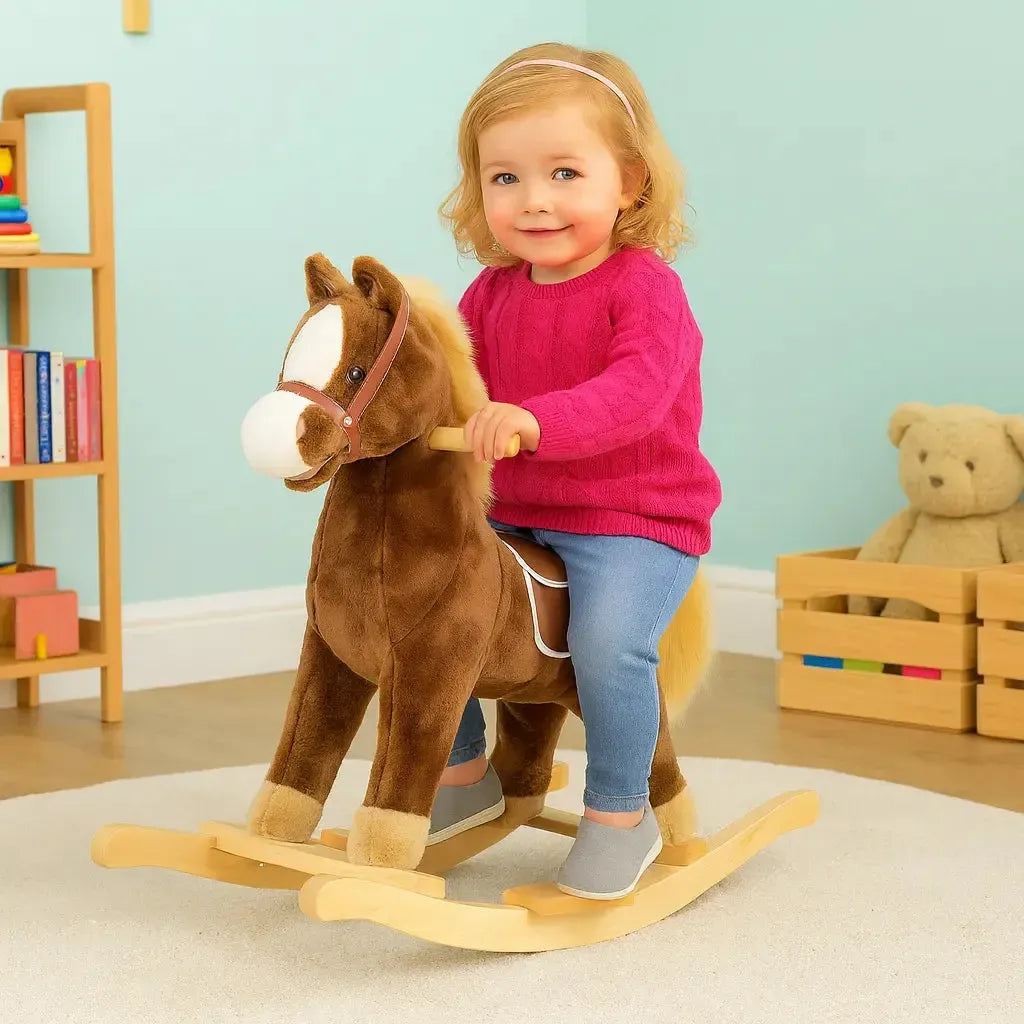 Shaggy Rocking Horse,Rocking Horse Toy,Childrens rocking horse,rocking ...