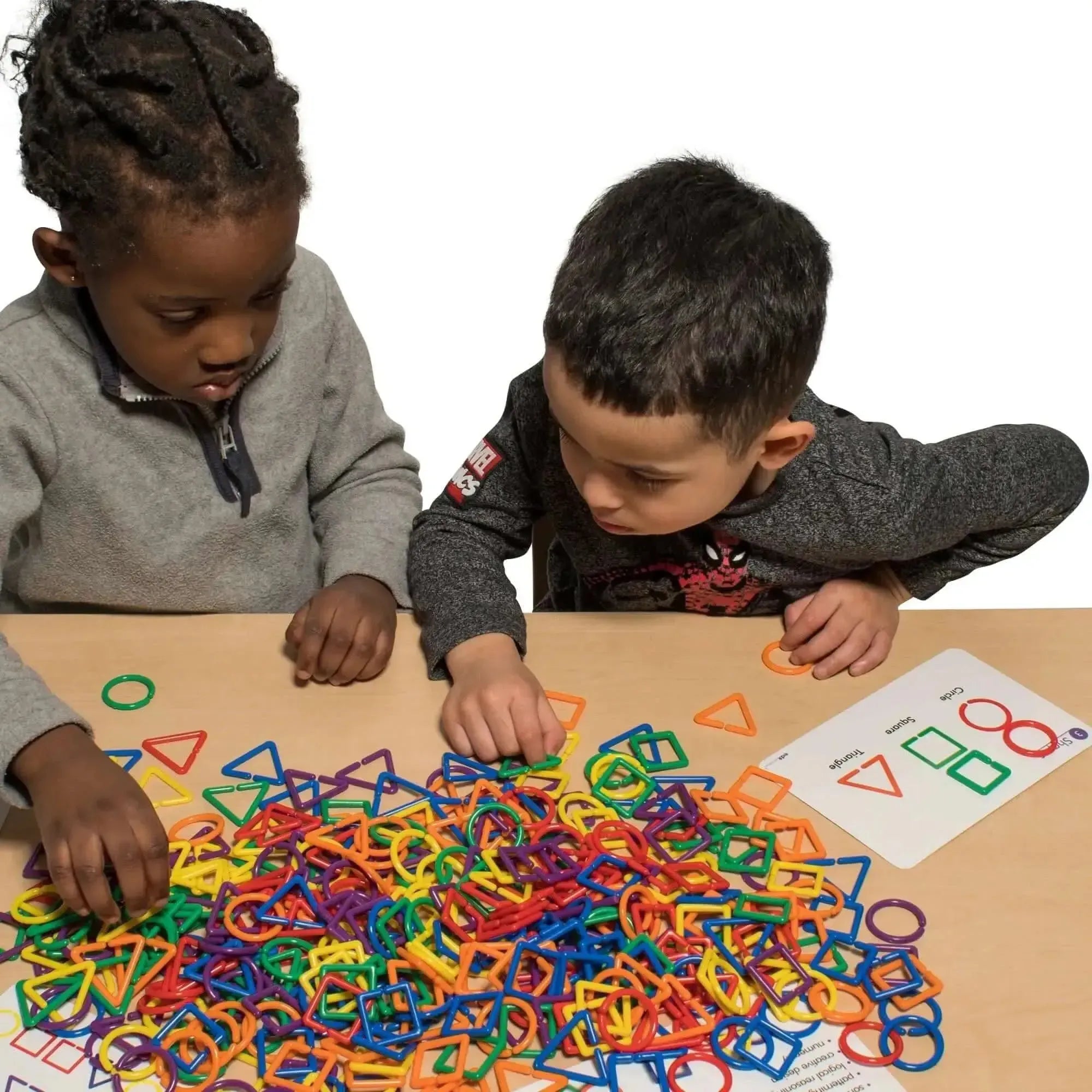 Shape Links Activity Set,Fine motor skills games,school numeracy ...