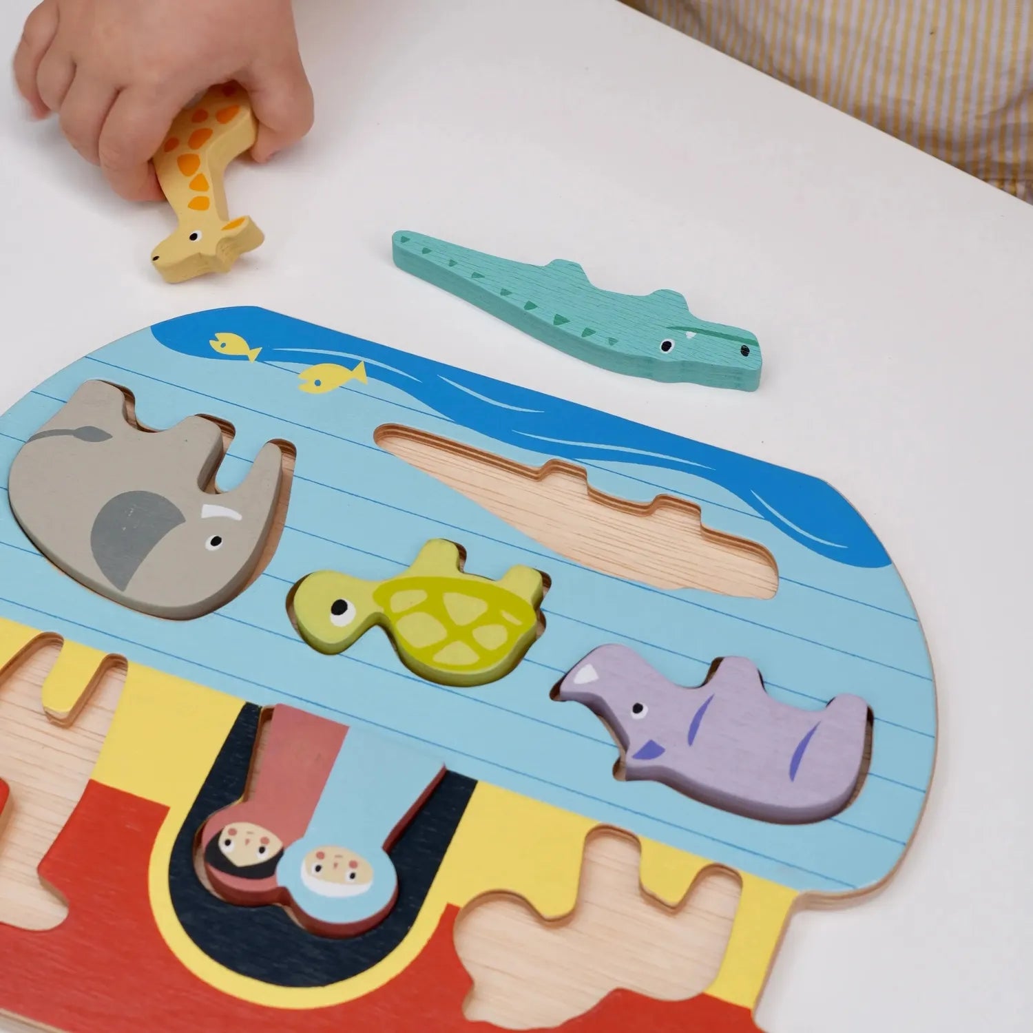 Shape Sorting Ark Tray-Shape Sorting Ark Tray
