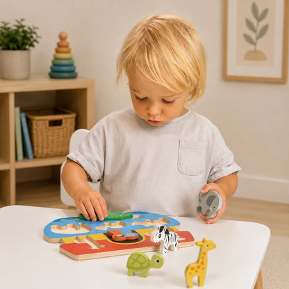 Shape Sorting Ark Tray-Shape Sorting Ark Tray