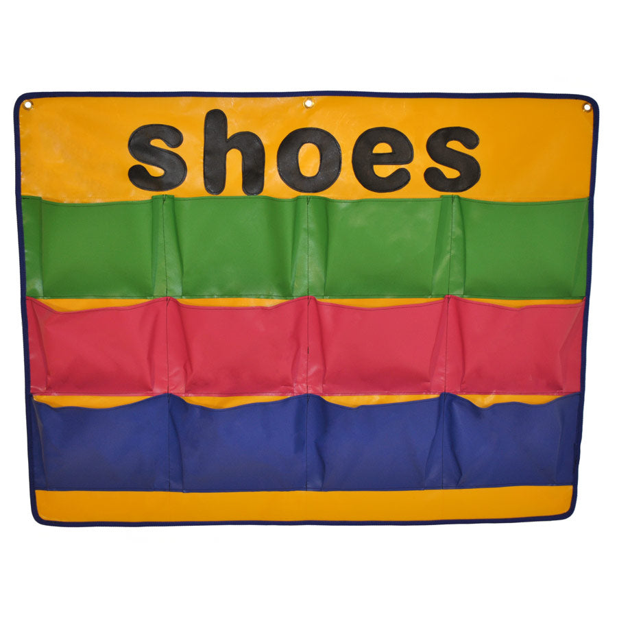 Shoe Store Wall Hanging, Keep hallways and classrooms tidy with the vibrant and functional Shoe Store Wall Hanging — the ultimate storage solution designed meticulously for EYFS and school settings. Features of the Shoe Store Wall Hanging Colorful Design: The Shoe Store Wall Hanging is not just functional; it adds a splash of color and fun to any space, encouraging children to use it and take care of their belongings. Space-Saving: Say goodbye to cluttered corners and shoe racks taking up precious floor spa