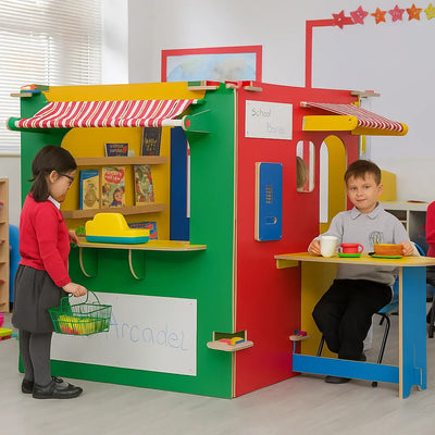 Shopping Arcade Play Panel Set-Shopping Arcade Play Panel Set