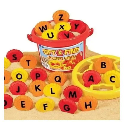 Sift & Find Alphabet Shells-Sift & Find Alphabet Shells