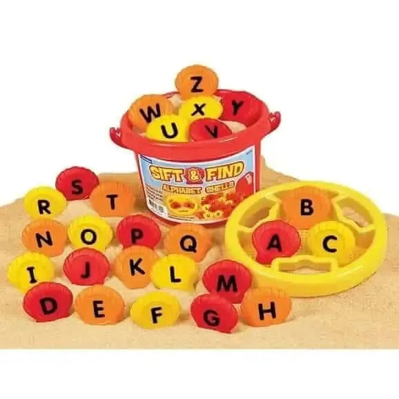Sift & Find Alphabet Shells-Sift & Find Alphabet Shells