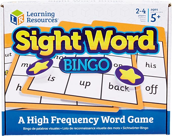 Sight Word Bingo, Sight Word Bingo This easy-to-play game is perfect for reinforcing what children have been learning during lessons – ideal for family fun at home or as an end of lesson activity! The Sight Word Bingo is a Double-sided bingo game provides two levels of play: Recognising single sight words Reading sight words within captions Young learners will love practicing sight words with this familiar bingo-style game. Reinforce what children have been learning in the classroom at home, or as a fun sma
