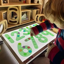 SiliShapes Dot Numbers Green Pk10-SiliShapes Dot Numbers Green Pk10