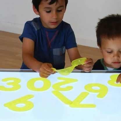 SiliShapes® Trace Numbers Yellow – Pk10-SiliShapes® Trace Numbers Yellow – Pk10
