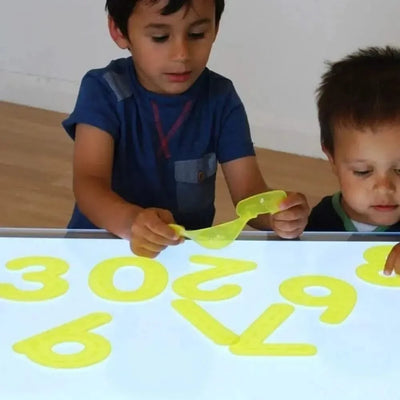 SiliShapes® Trace Numbers Yellow – Pk10-SiliShapes® Trace Numbers Yellow – Pk10